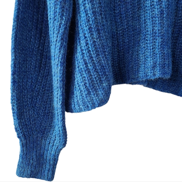 Happy X Nature Blue Comfy Knit Sweater - Picture 3 of 8